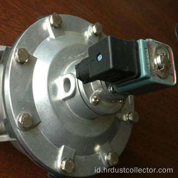 Kontrol aliran udara sudut kanan katup solenoid